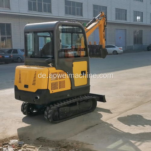 Chinesischer billiger Minibagger 2,5 Tonnen Raupenbagger AW25 2500KGS